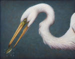 <b>Baby Bass</b>, 2011<br>Egg Tempura on gessoed birch panel, 10x8 inches<br><i>sold</i>