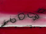 <b>Rising</b>, 2010<br>Ink & Charcoal on Paper, 22x30 image, 28x36 inches framed<br>$1600