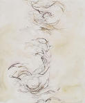 <b>Light on Water LIX</b>, 2012<br>Watercolor pencil on paper, 14x11 inches, 16x18 inches framed<br>$800