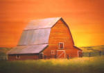 <b>Big Barn</b><br>Pastel, 22x30 image, 32x40 inches framed<br><i>sold</i>