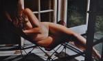 <b>Nicole at Mille Fleurs 4</b><br>Acrylic on canvas, 36x60 inches<br>$7500