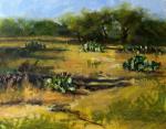 <b>Southern Trail</b>, 2010<br>Oil on panel, 11x14 image, 16x19 inches framed<br>$800