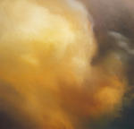 <b>Storm Cloud</b><br>Pastel, 8x8 image, 16x16 inches framed<br>$850