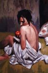 <b>The Apple</b>, 2009<br>Oil, 36x24 inches<br>$2400