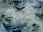 <b>Light on Water IX</b>, 2012<br>Watercolor & pencil on paper, 18x24 inches<br>$1500
