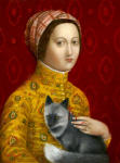 <b>The Faithful</b>, 2011<br>Oil on panel, 12x9 inches<br><i>sold</i>