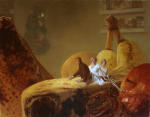 <b>Promiscuous Bunch</b>, 2011<br>Oil on canvas, 22x28 inches<br>$2200