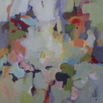 <b>Unexpected Company</b>, 2011<br>Oil, 48x48 inches<br>$3500
