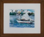 <b>Nassau</b><br>Watercolor, 12x16 image ,23x27 inches framed<br>$1500