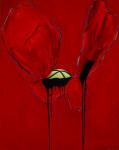 <b>Poppy</b>, 2010<br>Oil on panel, 30x24 inches<br>$2200
