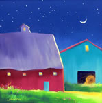 Barns in Starlight