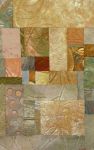 <b>Breeze Under the Tent</b>, 2009<br>Handmade paper & Acrylic, 24x15 image, 31x23 inches framed<br>$1400