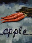 <b>Apple</b>, 2008<br>Oil on Canvas, 14x11 inches<br>$700