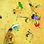 <b>Golden Rule III</b><br>Acrylic on board, 10x10 inches<br>$900