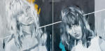 <b>The Lust Tour</b>, 2011<br>Oil and acrylic on canvas, 30x60 inches<br>$3000