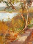 <b>Lake Austin</b>, 2011<br>Oil on canvas, 10x8 inches<br>$650