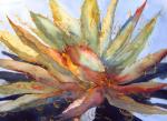 <b>Curly Red Agave</b>, 2011<br>Watercolor on paper, 22x30 inches<br>$1200