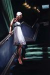 <b>The Green Stairs</b>, 2009<br>Oil on canvas, 36x24 inches<br>$2400