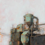 <b>However You Measure It</b>, 2012<br>Oil on panel, 24x24 inches<br>$2100