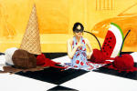 <b>I'm Melting by Richard Ewen</b>, 2012<br>Watercolor, 23x34 inches<br>$2200