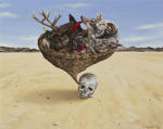 <b>Cornucopia</b>, 2011<br>Acrylic on canvas, 8x10 inches<br>$1300