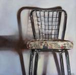 <b>Grandma's Chair</b>, 2011<br>Oil on canvas, 24x24 inches<br>$2100