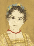 <b>Andi as Frida</b><br>Woodcut and drypoint on paper, 8x6 plate, 15x11 paper unframed<br>$400