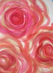 <b>Roses</b>, 2009<br>Watercolor, 30x40 image, 39x49 inches framed<br>$4000