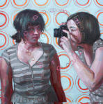 <b>My turn now</b><br>Oil on panel, 30 x 30 inches<br>$2900