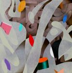 <b>Slipstream</b>, 2009<br>Acrylic on Canvas, 48x48 inches<br>$5200