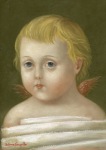 <b>Bound Cupid</b>, 2013<br>Oil on panel, 7x5 inches<br><i>sold</i>