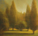 <b>Cypress Grove</b><br>Pastel, 8x8 image, 16x16 inches framed<br><i>sold</i>