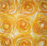 <b>Caterina</b>, 2011<br>Watercolor on paper, 44x44 image, 50x50 inches framed<br>$5500