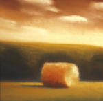 <b>Haybale</b><br>Pastel, 8x8 image, 16x16 inches framed<br><i>sold</i>