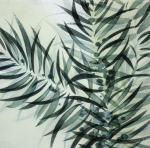 <b>Rosanna's Olive Orchard I</b>, 2011<br>Watercolor on paper, 10x10 image, 18x18 inches framed<br><i>sold</i>