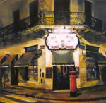 <b>El Federal</b><br>Oil on canvas, 18x18 inches<br>$1800