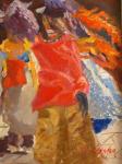 <b>Fiesta San Miguel</b>, 2012<br>Oil on canvas panel, 16x12 inches<br>$1500