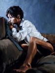 <b>Blue Room</b>, 2009<br>Oil on canvas, 12x16 inches<br>$750
