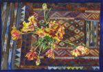 Parrot Tulip on Kilim