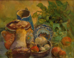 <b>Still Life</b><br>Gouache, 22x30 inches, 27x34 inches framed<br>$2800