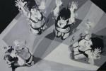 <b>The Rituals of Book Club</b>, 2012<br>Acrylic and oil on canvas, 40x60 inches<br>$3800