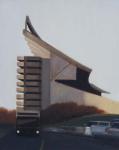 <b>Stadium</b>, 2010<br>Oil on panel, 20x16 inches<br>$2150