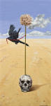 <b>The Ties That Binds</b>, 2012<br>Acrylic on canvas, 12x6 inches<br>$1000
