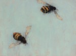 <b>Bees</b>, 2010<br>Oil on panel, 18 x 24 inches<br>$1950