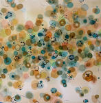 <b>Umbria VII</b>, 2011<br>Watercolor on paper, 22x22 image, 30x30 inches framed<br>$3000
