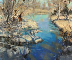 <b>Creek Shadows</b>, 2011<br>Oil on canvas, 30x36 inches<br><i>sold</i>