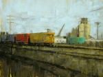 <b>Here where there is nothing</b>, 2010<br>Oil on panel, 40x30<br>$3300