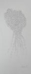 <b>Ocean Eye</b><br>Typewriter on paper, 11x7 framed<br>$200
