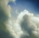 <b>Cumulus</b><br>Pastel, 8x8 image, 16x16 inches framed<br><i>sold</i>