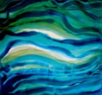 <b>Three Arch Bay III</b>, 2010<br>Watercolor, 38x38 image, 44x44 inches framed<br>$4600
